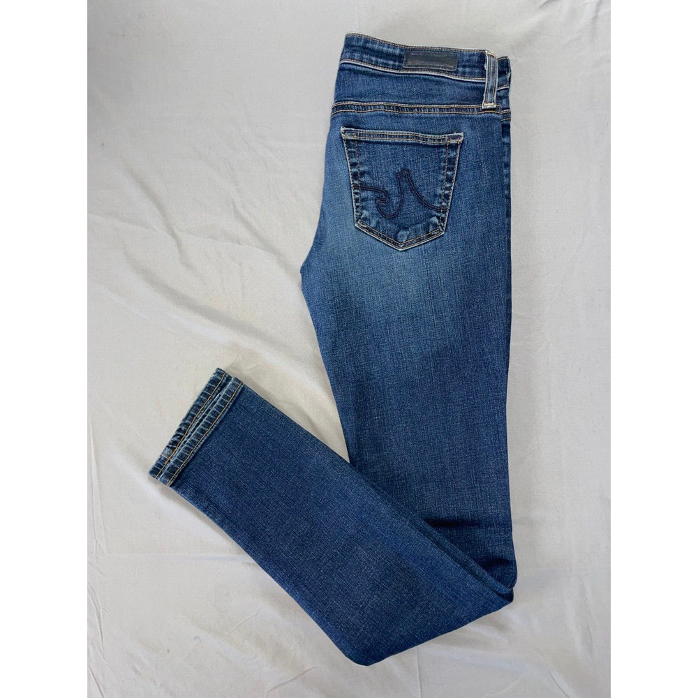 AG The Stilt Cigarette Leg Stretch Denim Jeans. Perfectly Broken In, Size 25R.